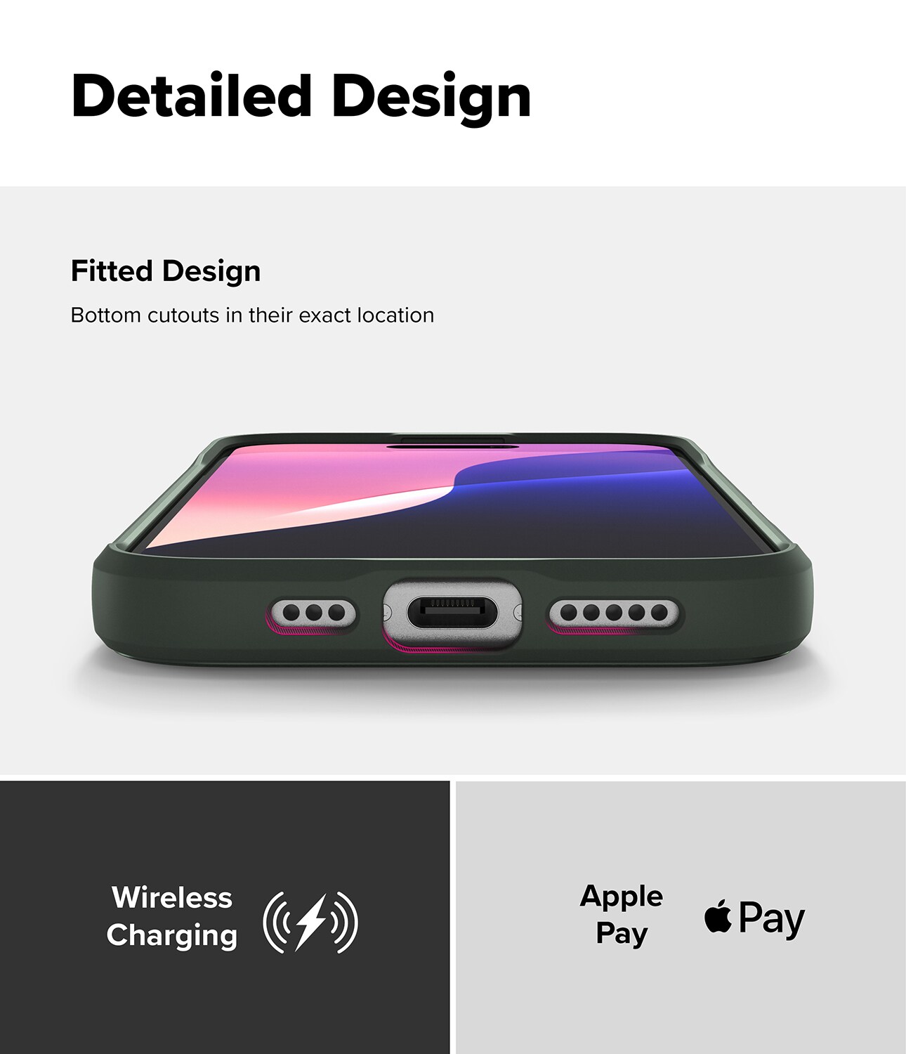 iPhone 16 Onyx Cover, Dark Green