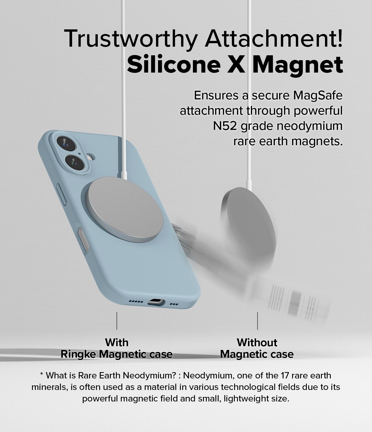 iPhone 16 MagSafe silikonecover, Blue