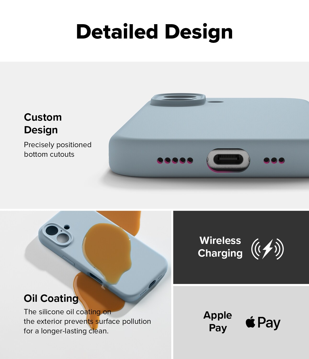 iPhone 16 MagSafe silikonecover, Blue