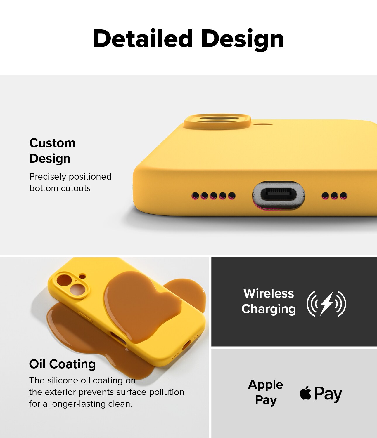 iPhone 16 MagSafe silikonecover, Yellow