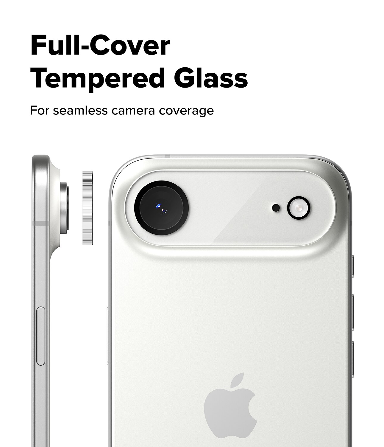 iPhone 17 Air Kamerabeskyttelse i glas (2-pak)