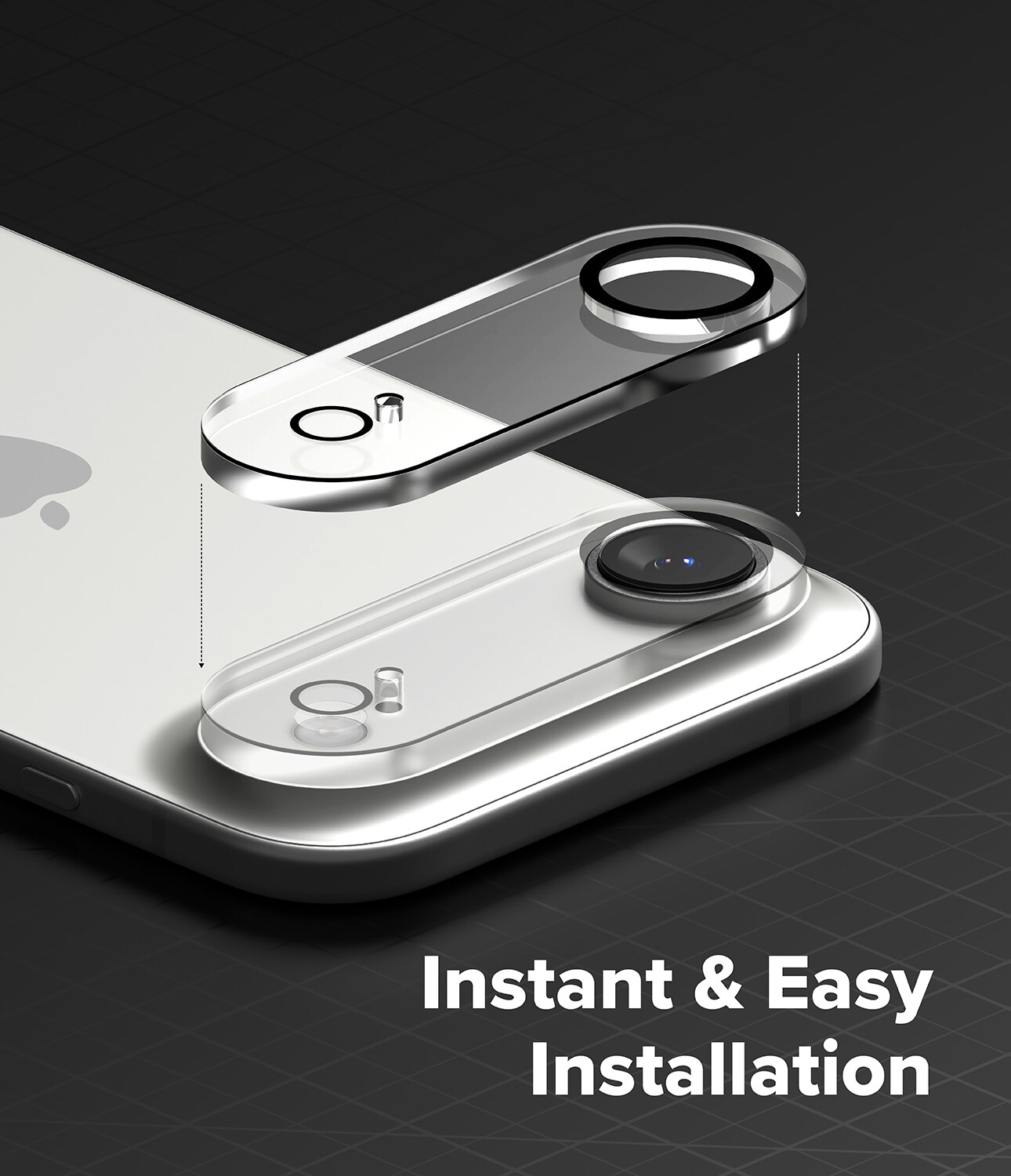 iPhone 17 Air Kamerabeskyttelse i glas (2-pak)