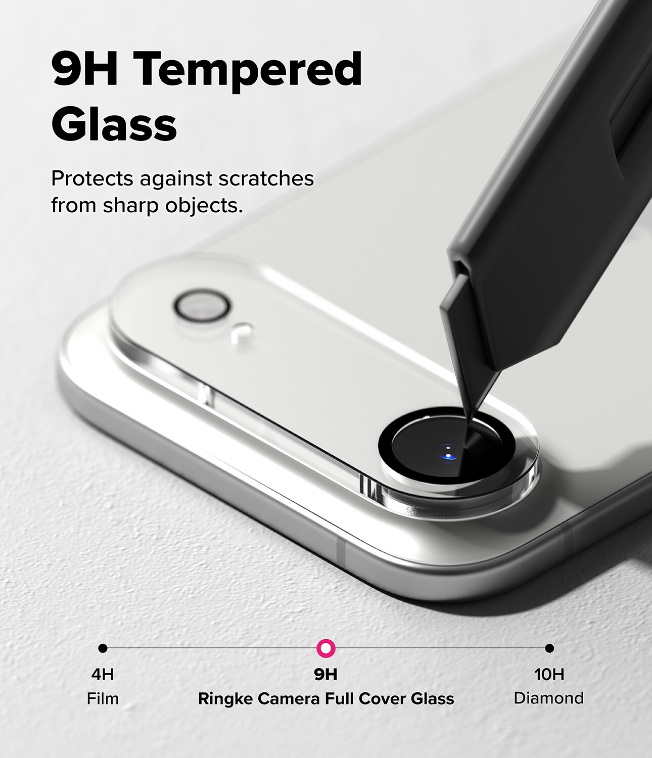 iPhone 17 Air Kamerabeskyttelse i glas (2-pak)
