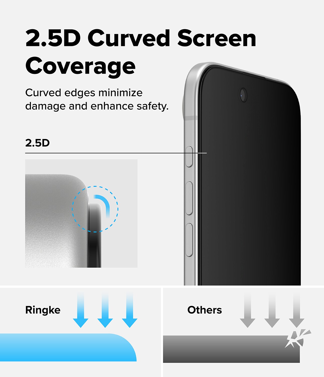 iPhone 17 Air Anti-spy skærmbeskytter i glas med monteringsramme (2-pak)