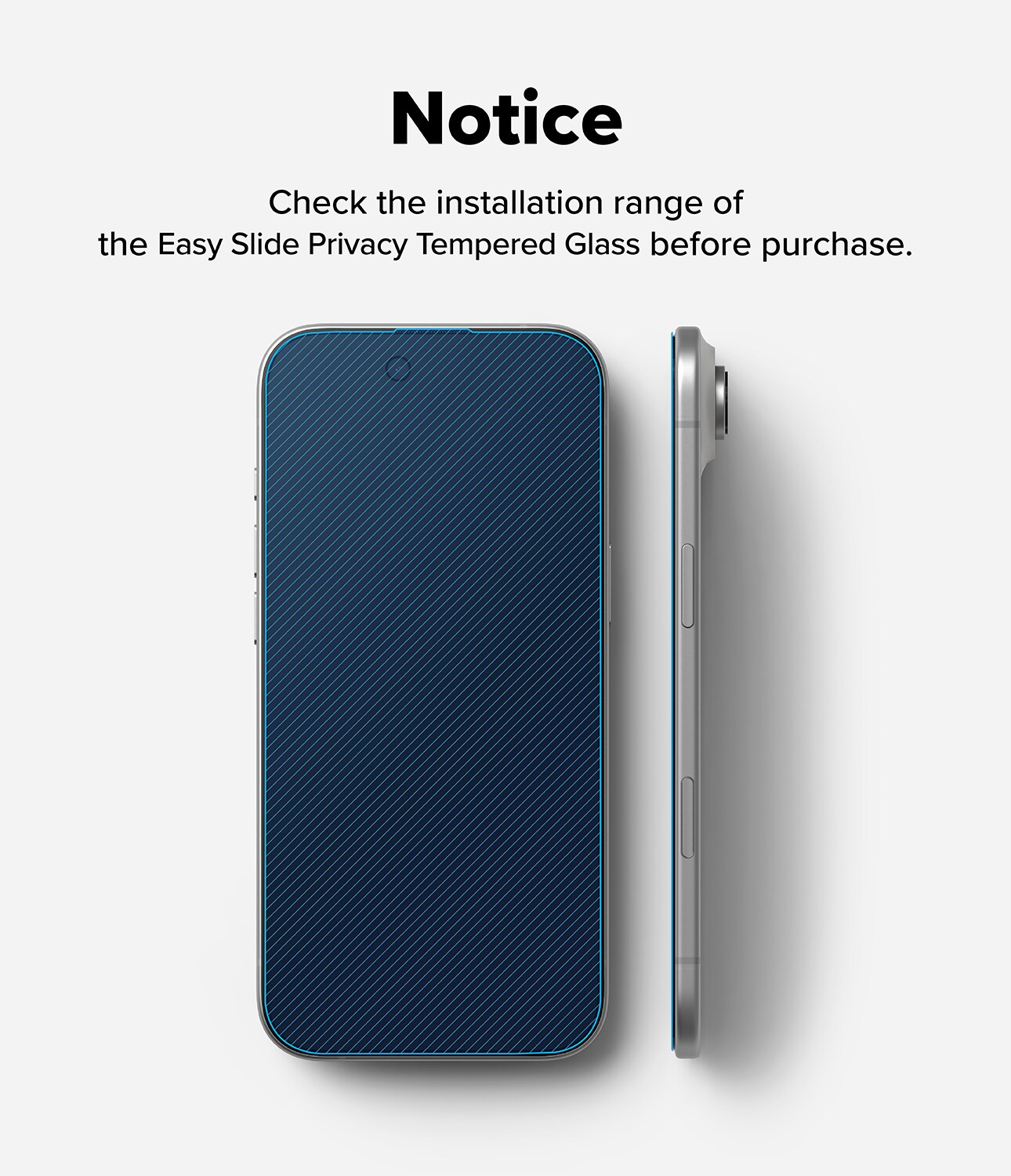 iPhone 17 Air Anti-spy skærmbeskytter i glas med monteringsramme (2-pak)