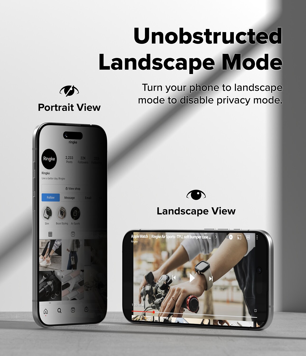 iPhone 17 Air Anti-spy skærmbeskytter i glas med monteringsramme (2-pak)