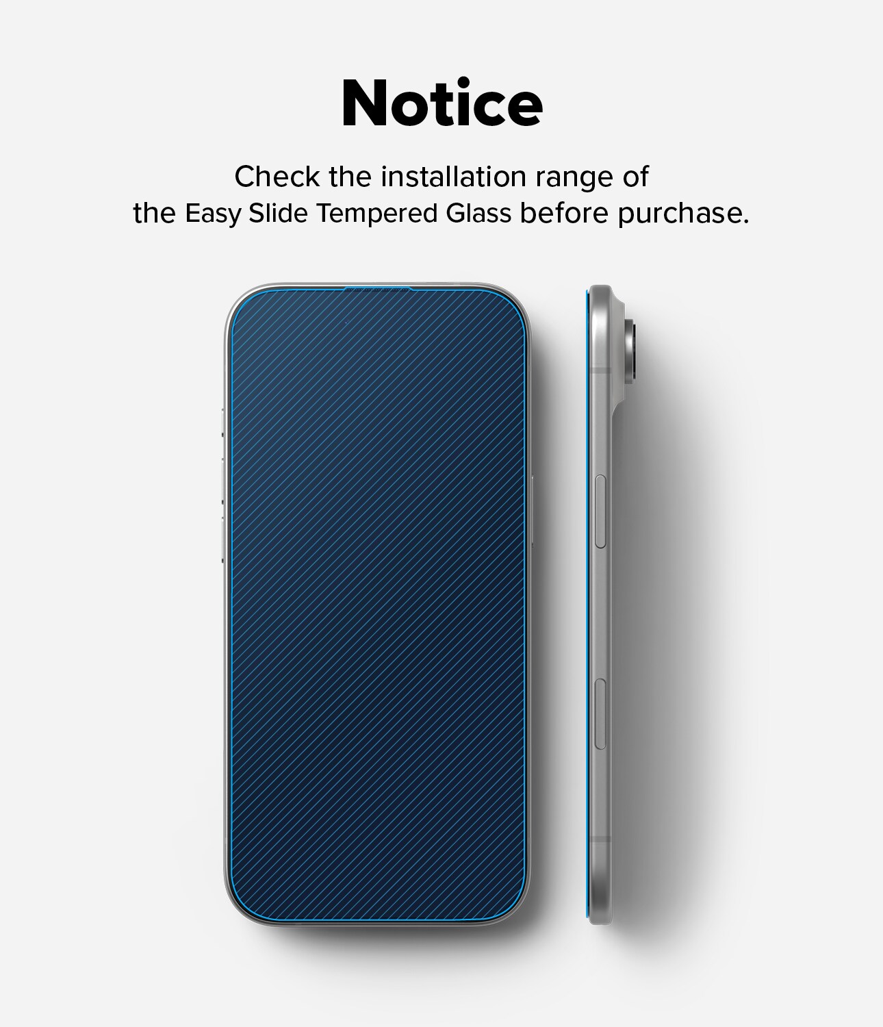 iPhone 17 Air Skærmbeskytter i glas med monteringsramme (2-pak)