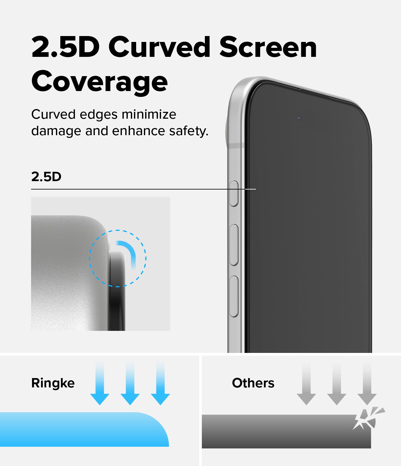 iPhone 17 Air Skærmbeskytter i glas med monteringsramme (2-pak)