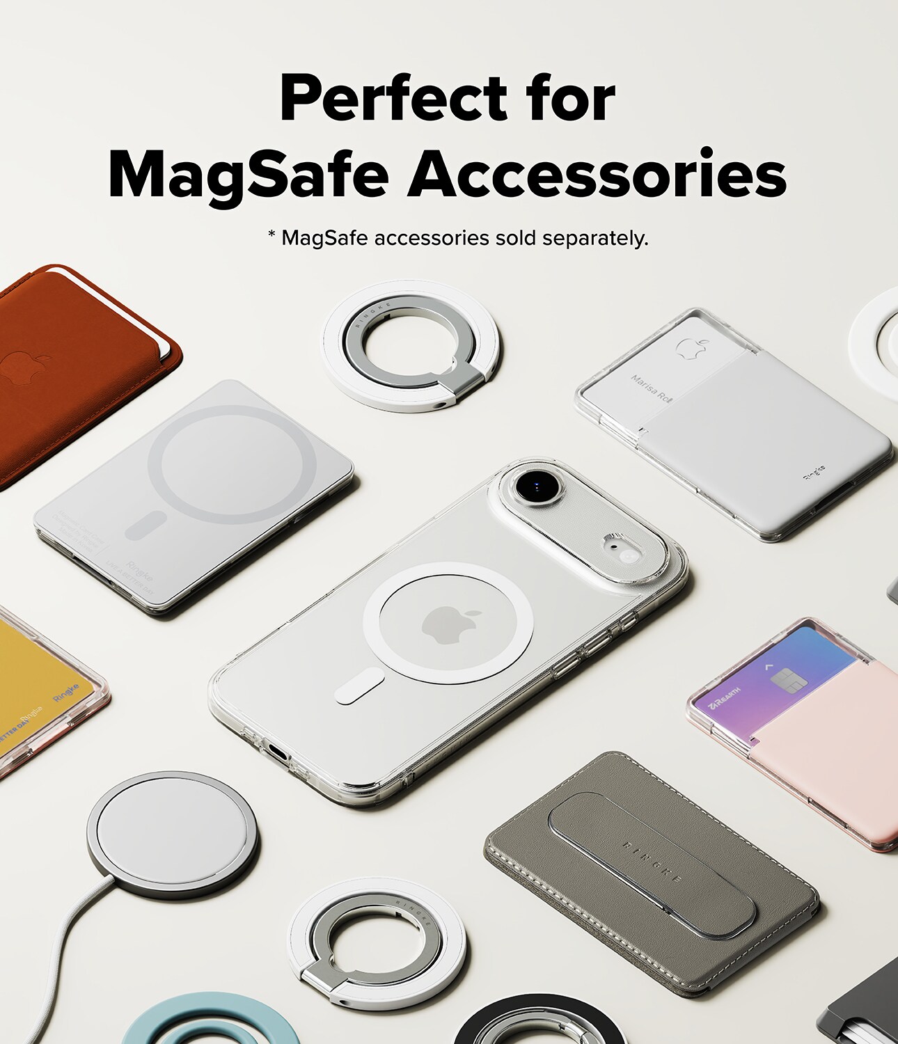 iPhone Air Fusion MagSafe cover, Gennemsigtig