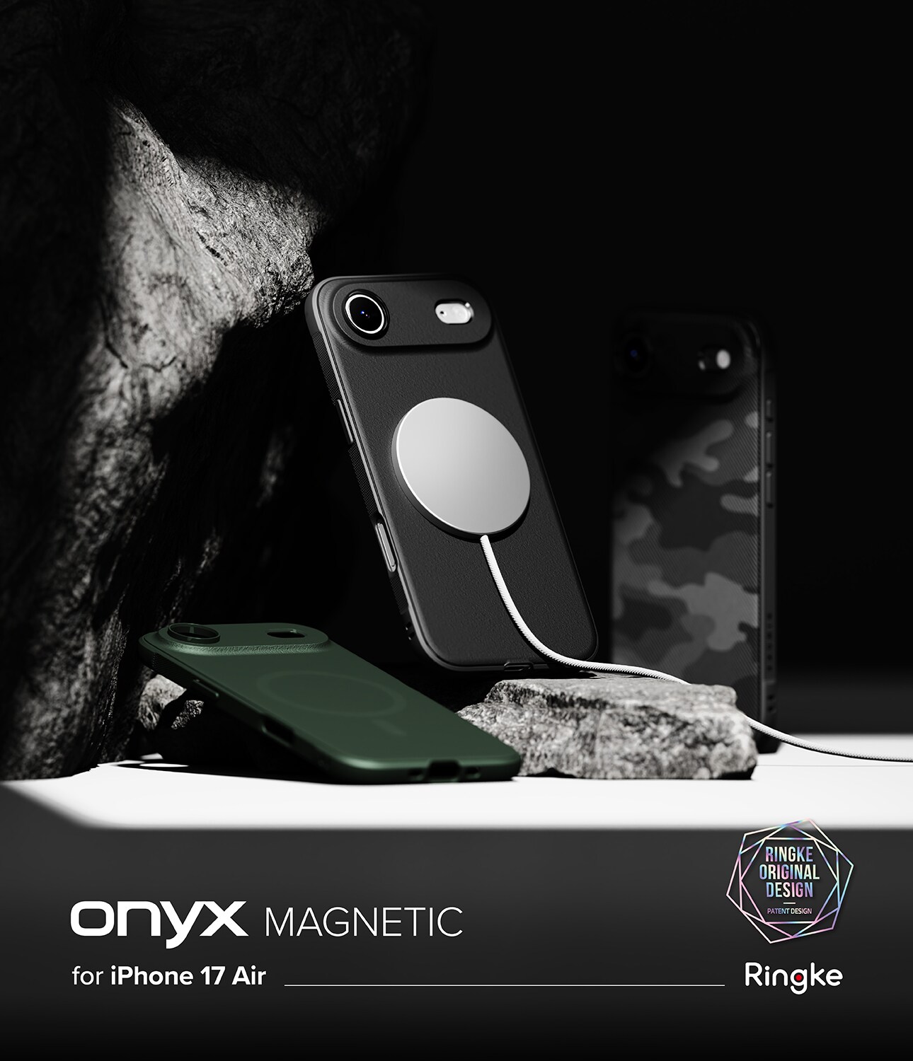 iPhone 17 Air Onyx MagSafe cover, Black