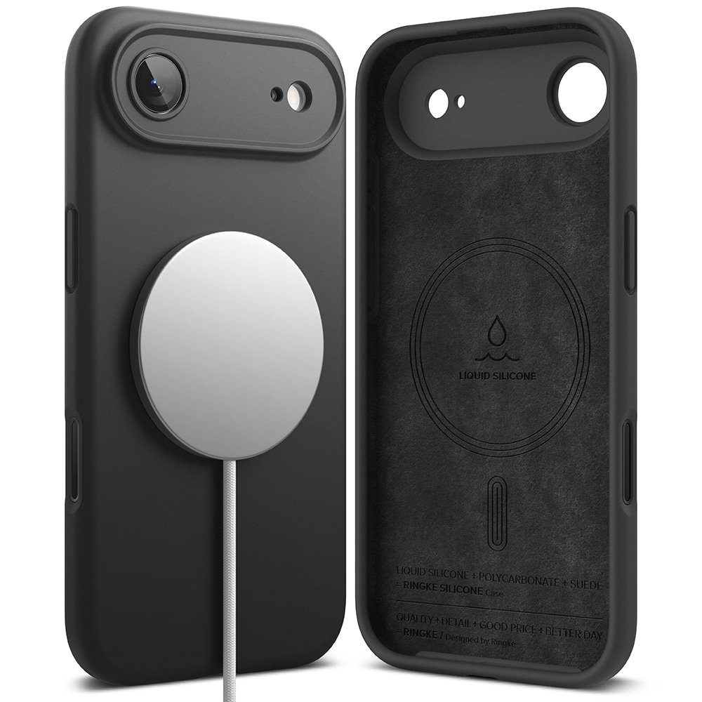 iPhone 17 Air MagSafe silikonecover, Black