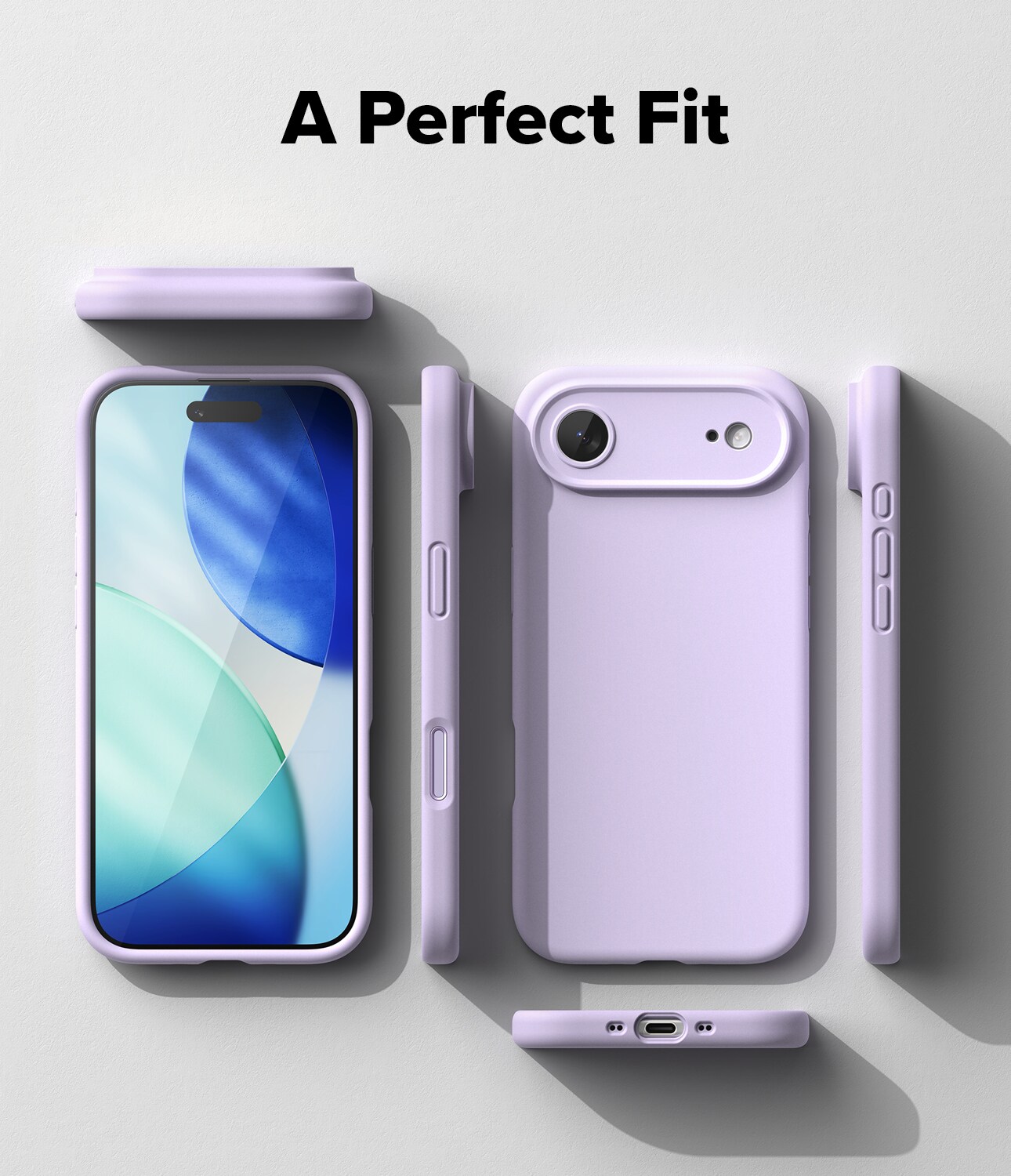 iPhone 17 Air MagSafe silikonecover, Light Purple
