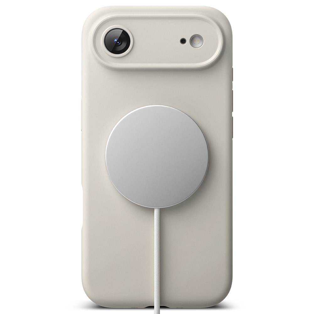 iPhone 17 Air MagSafe silikonecover, Stone