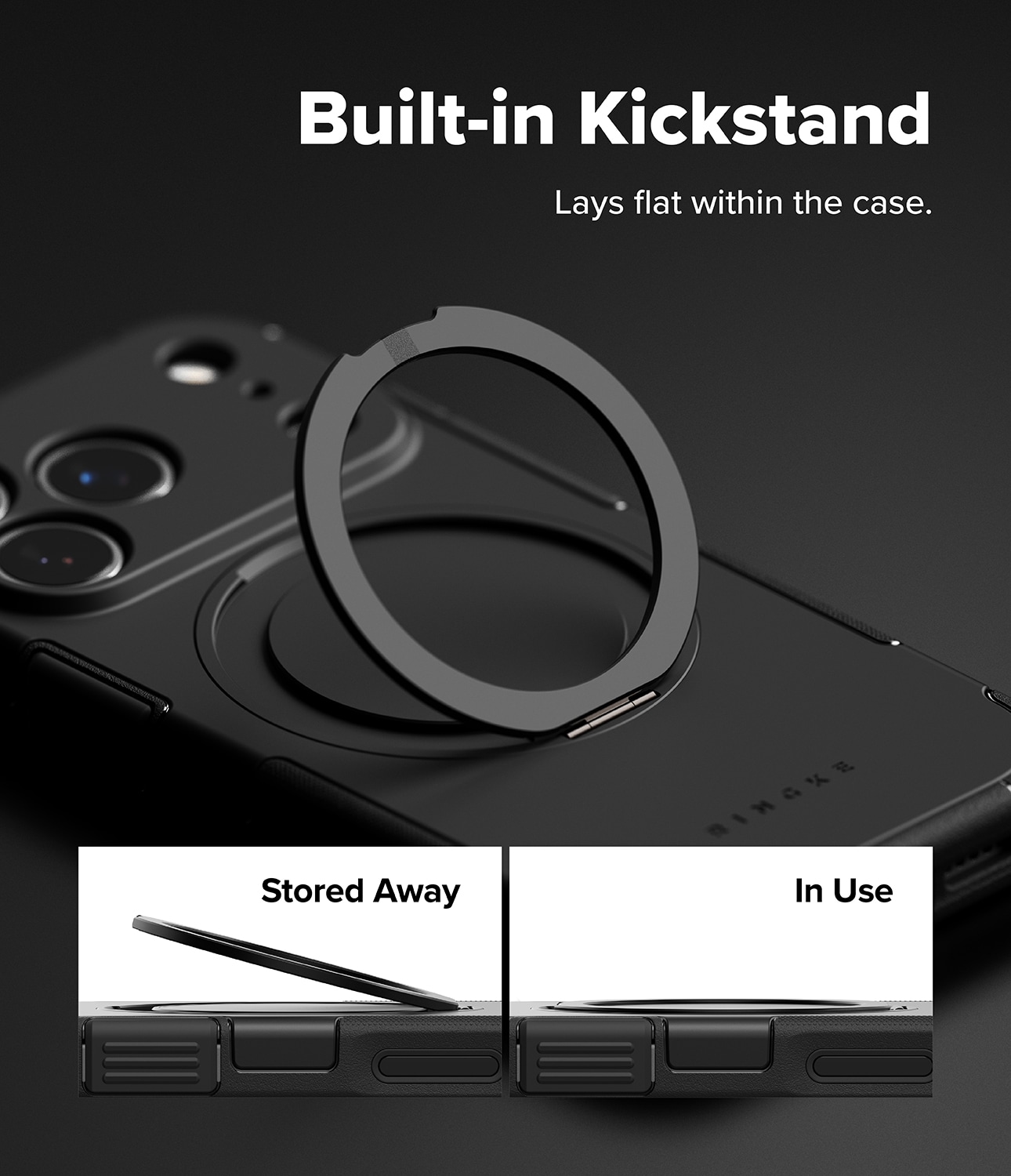 iPhone 17 Pro Alles magnetiske cover, Sort