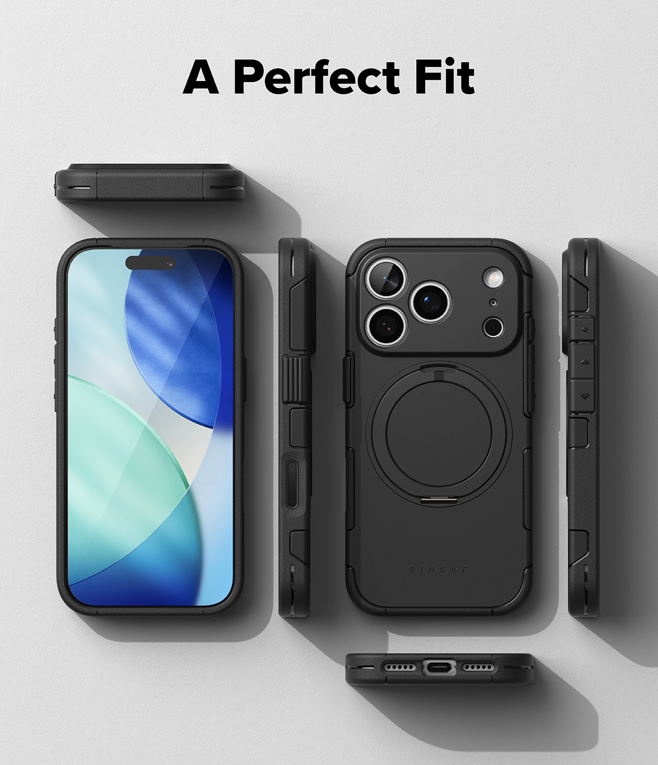iPhone 17 Pro Alles magnetiske cover, Sort
