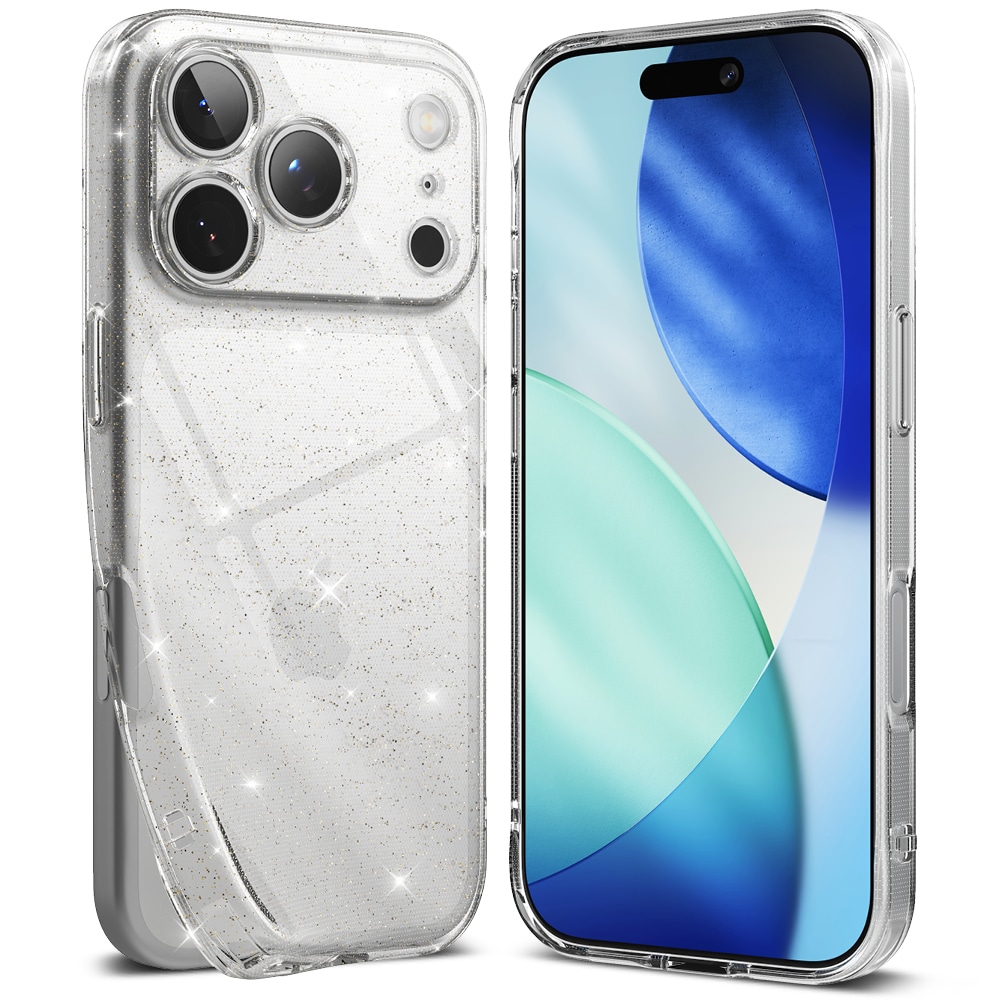 iPhone 17 Pro Max Air Cover Glitter Clear