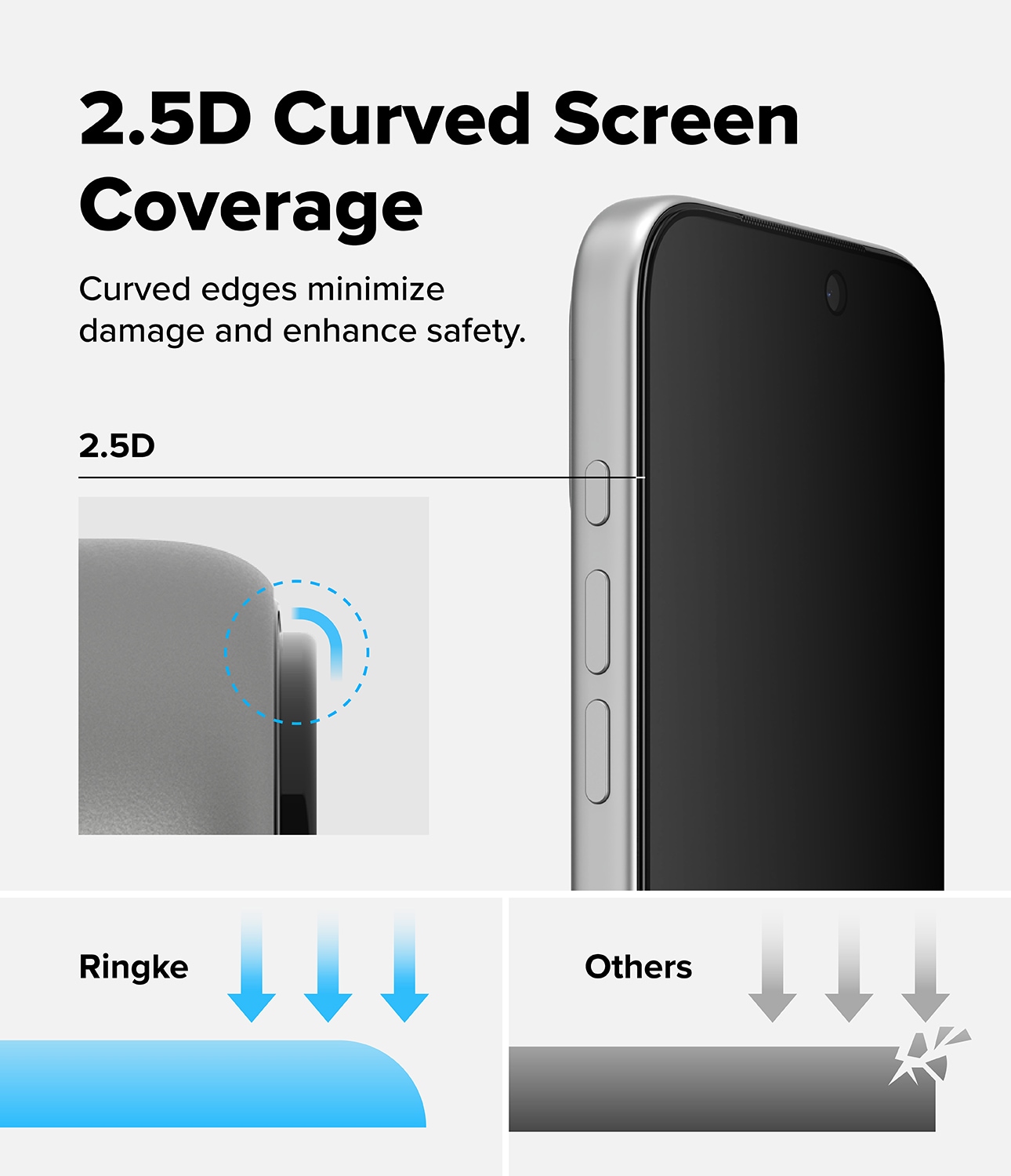 iPhone 17 Pro Max Anti-spy skærmbeskytter i glas med monteringsramme (2-pak)