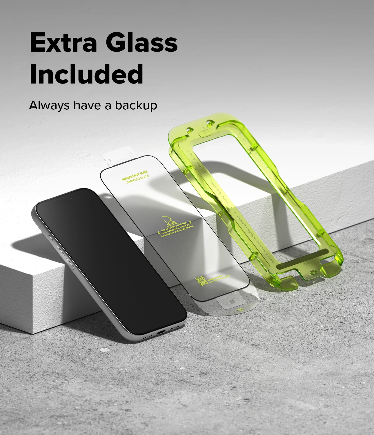 iPhone 17 Pro Skærmbeskytter i glas med monteringsramme (2-pak)