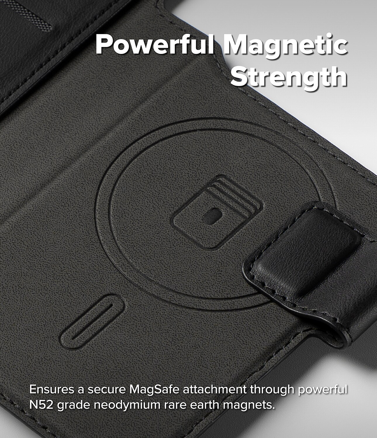 iPhone 17 Pro Folio Grip Wallet Magnetic, Sort