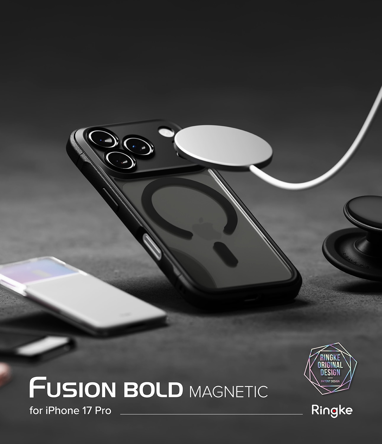 iPhone 17 Pro Fusion Bold MagSafe cover, Matte Black