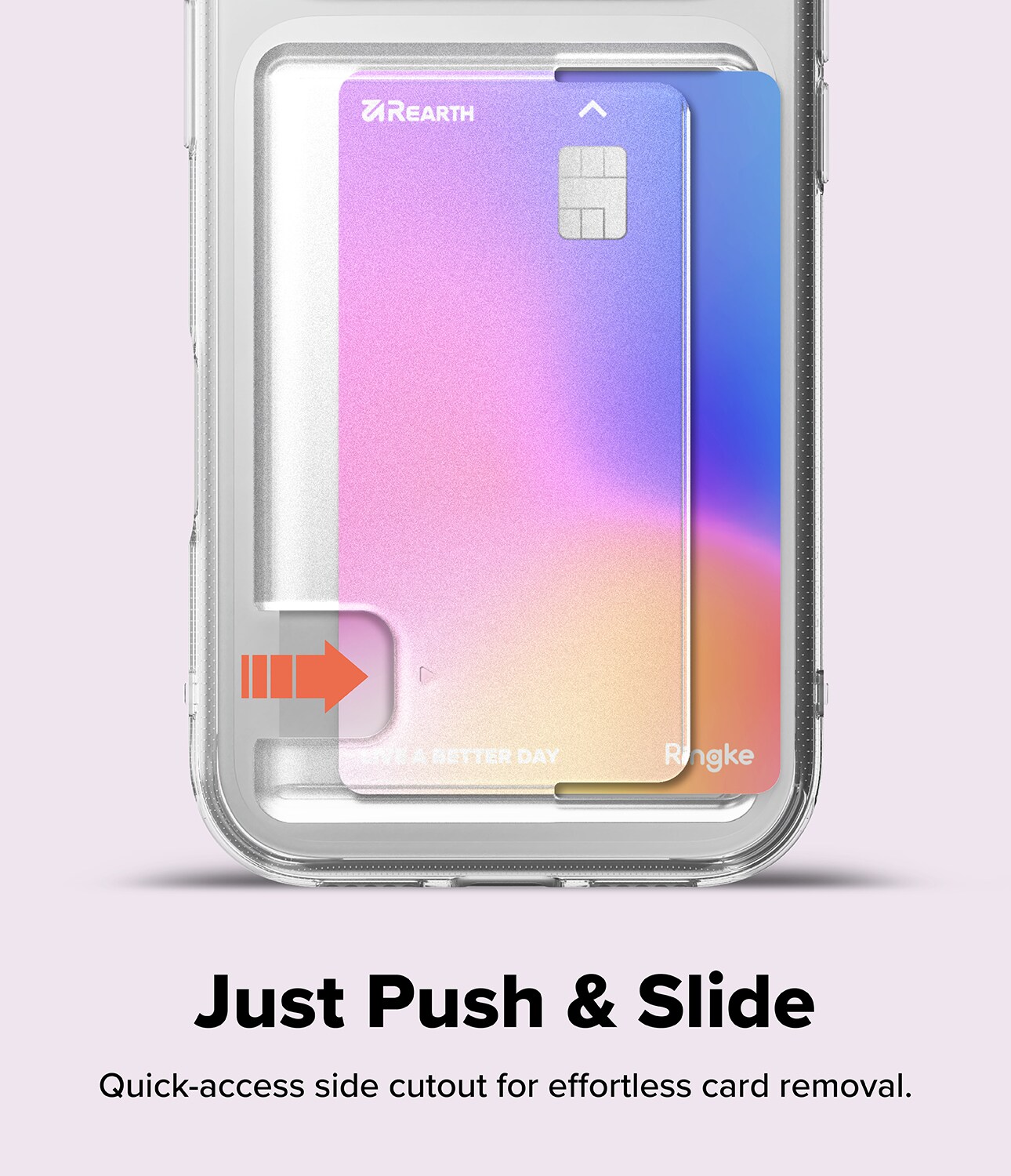 iPhone 17 Pro Max Fusion cover med kortholder, Gennemsigtig