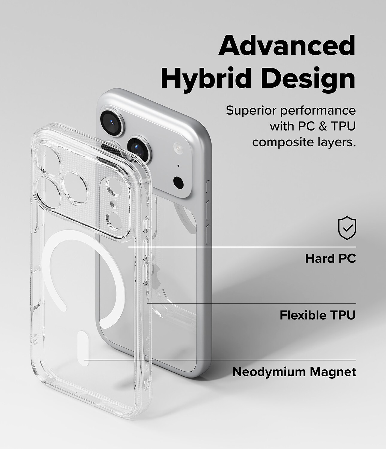 iPhone 17 Pro Fusion MagSafe cover, Gennemsigtig