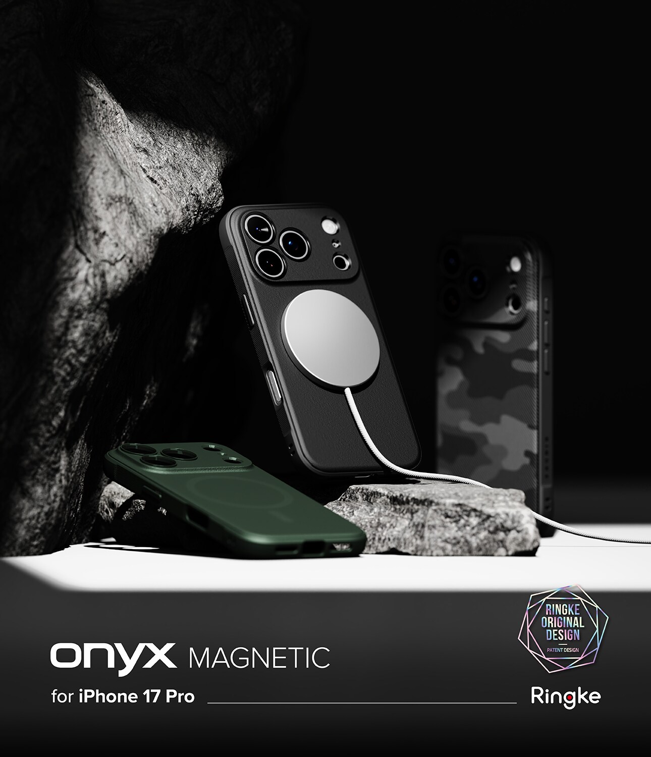 iPhone 17 Pro Onyx MagSafe cover, Dark Green