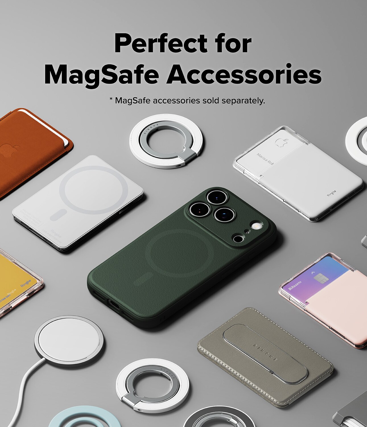 iPhone 17 Pro Onyx MagSafe cover, Dark Green
