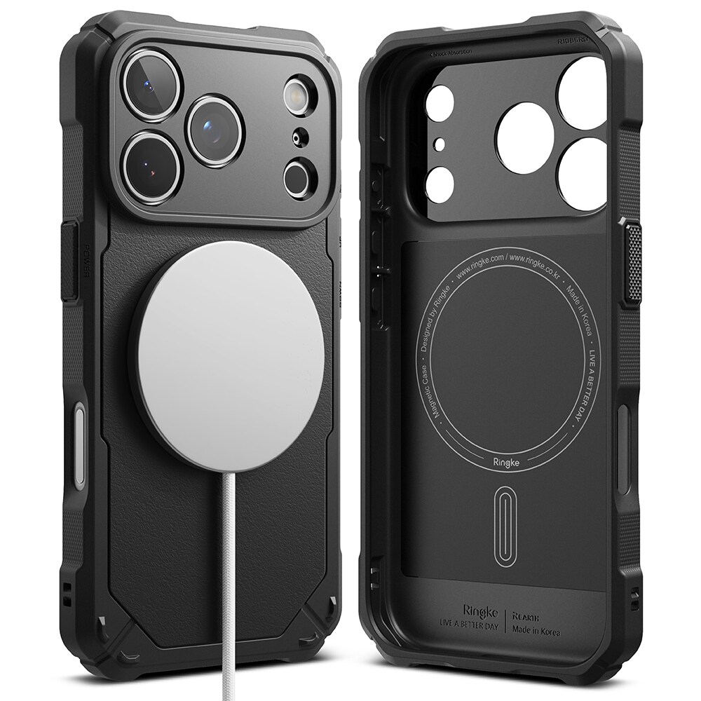iPhone 17 Pro MagSafe Rugged Gear cover, Sort