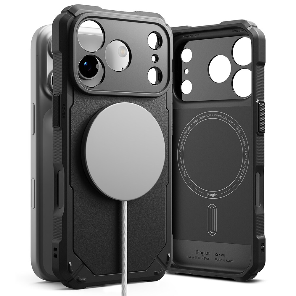 iPhone 17 Pro MagSafe Rugged Gear cover, Sort