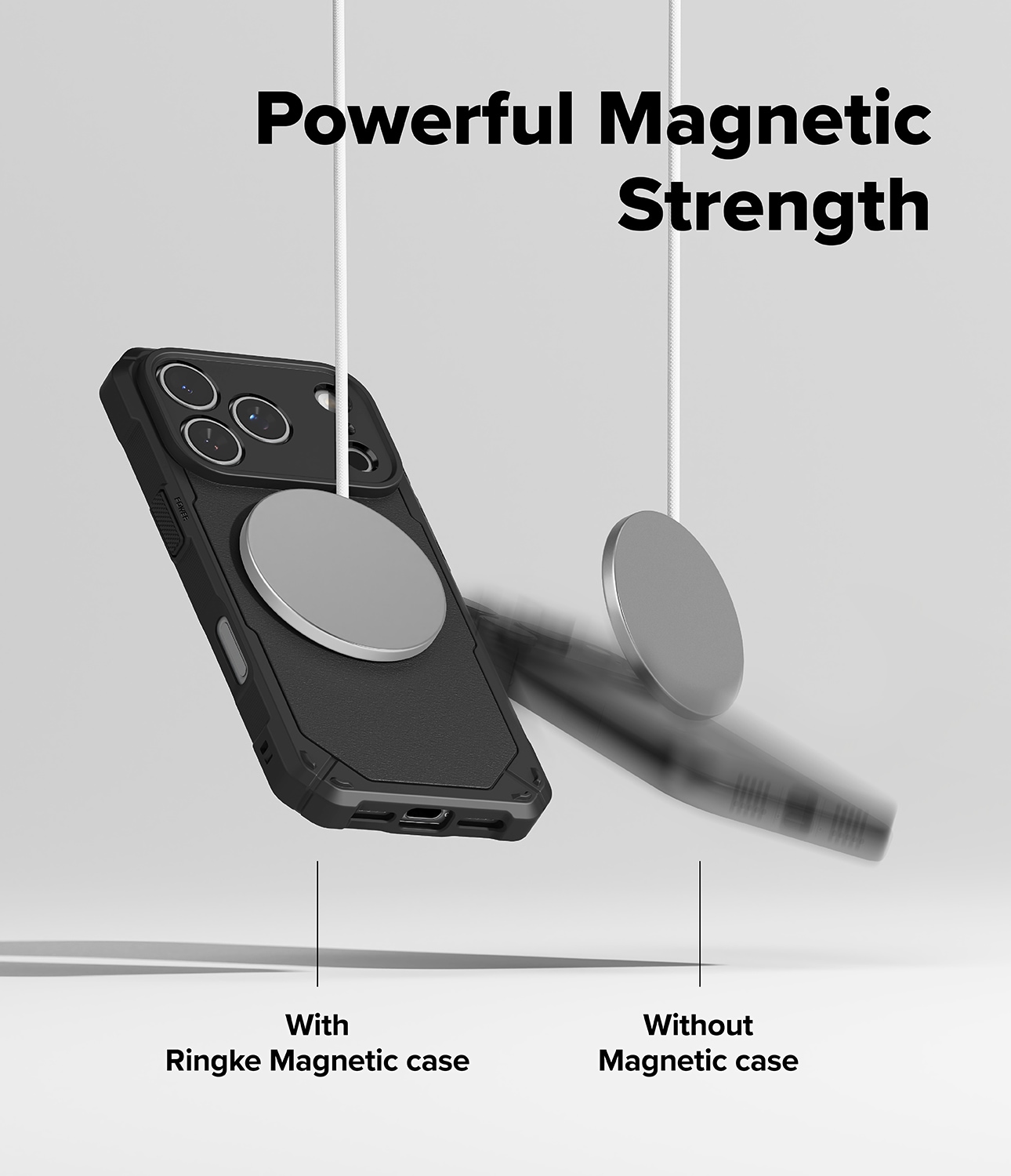 iPhone 17 Pro MagSafe Rugged Gear cover, Sort