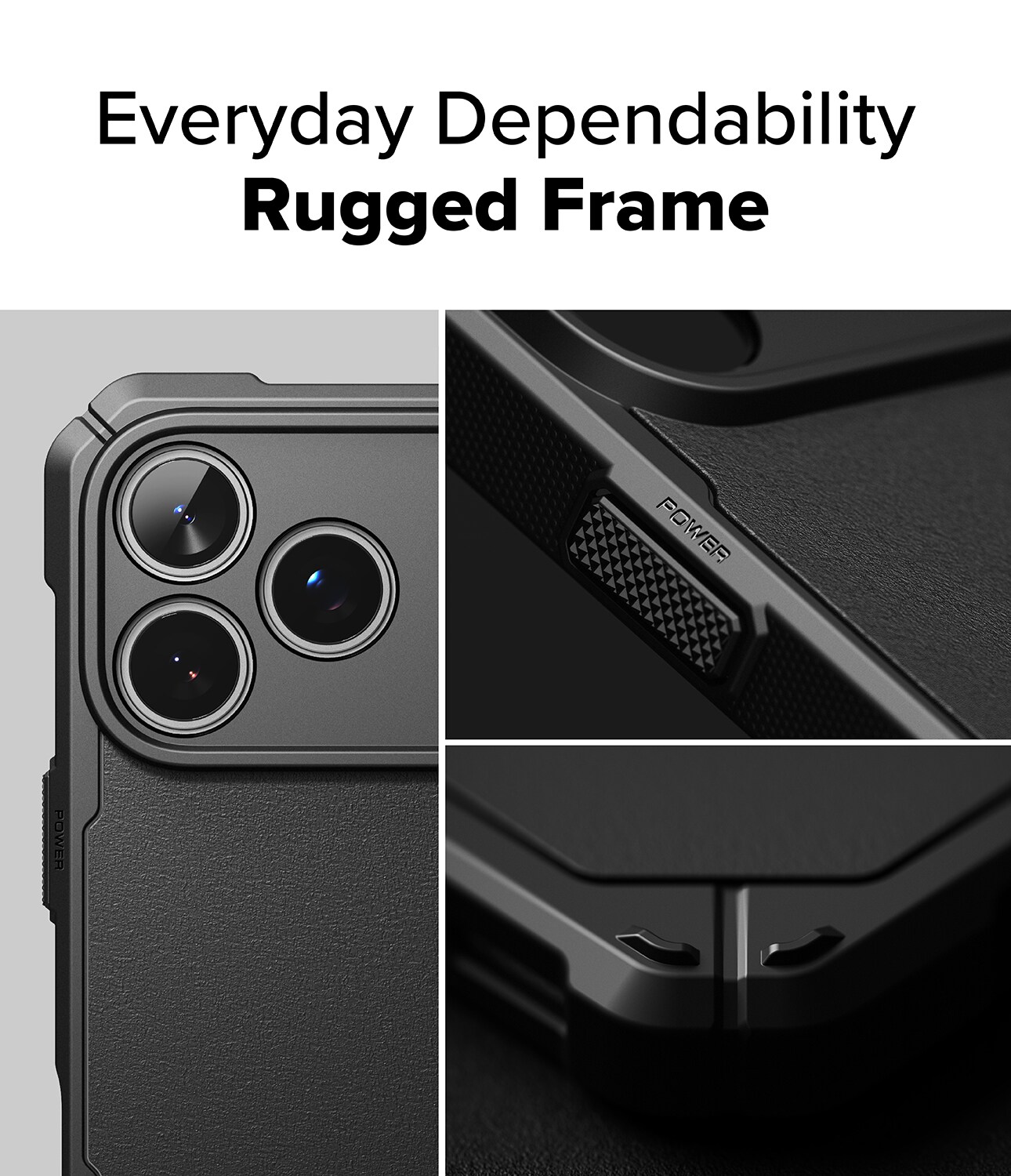 iPhone 17 Pro MagSafe Rugged Gear cover, Sort