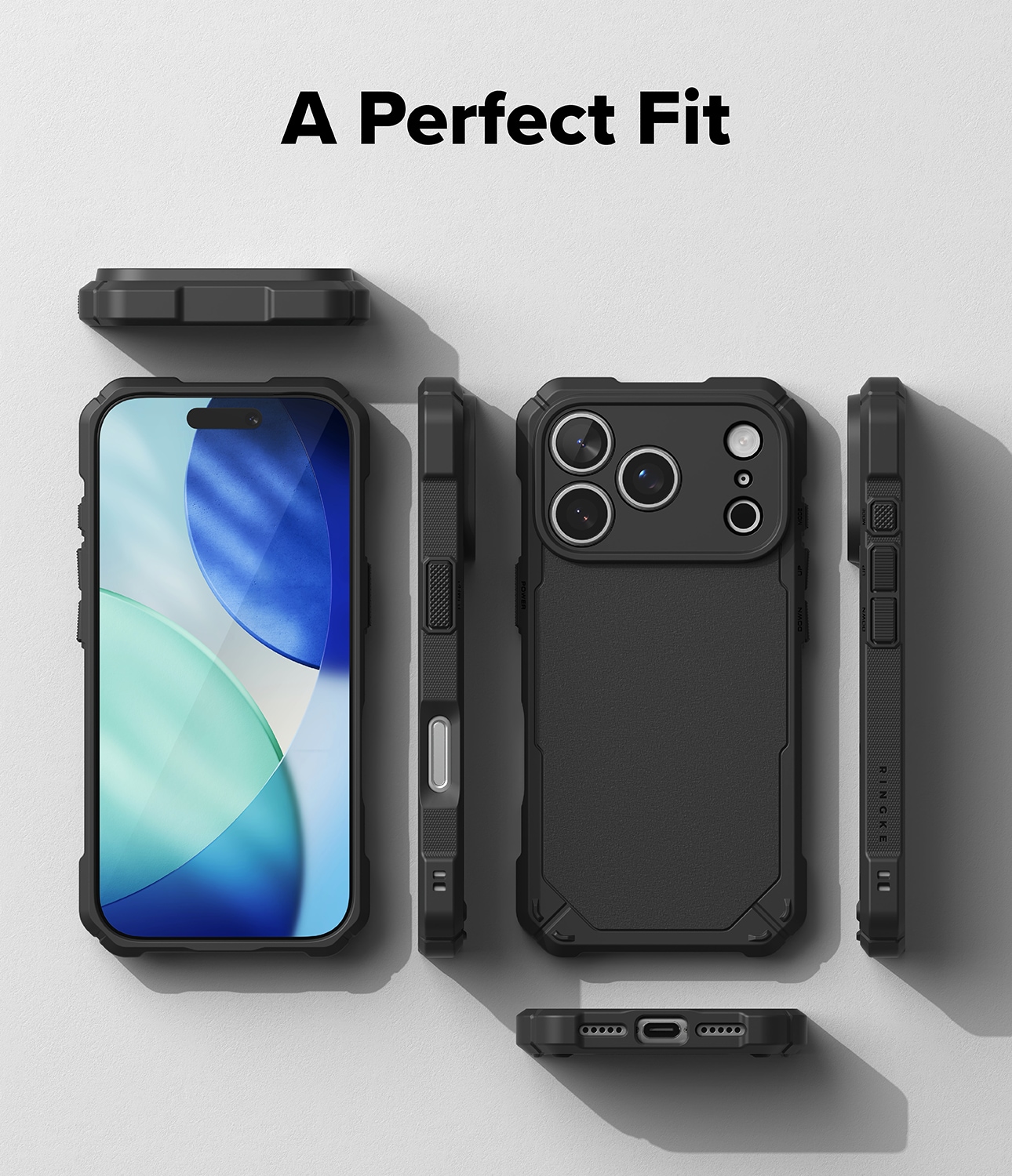iPhone 17 Pro MagSafe Rugged Gear cover, Sort