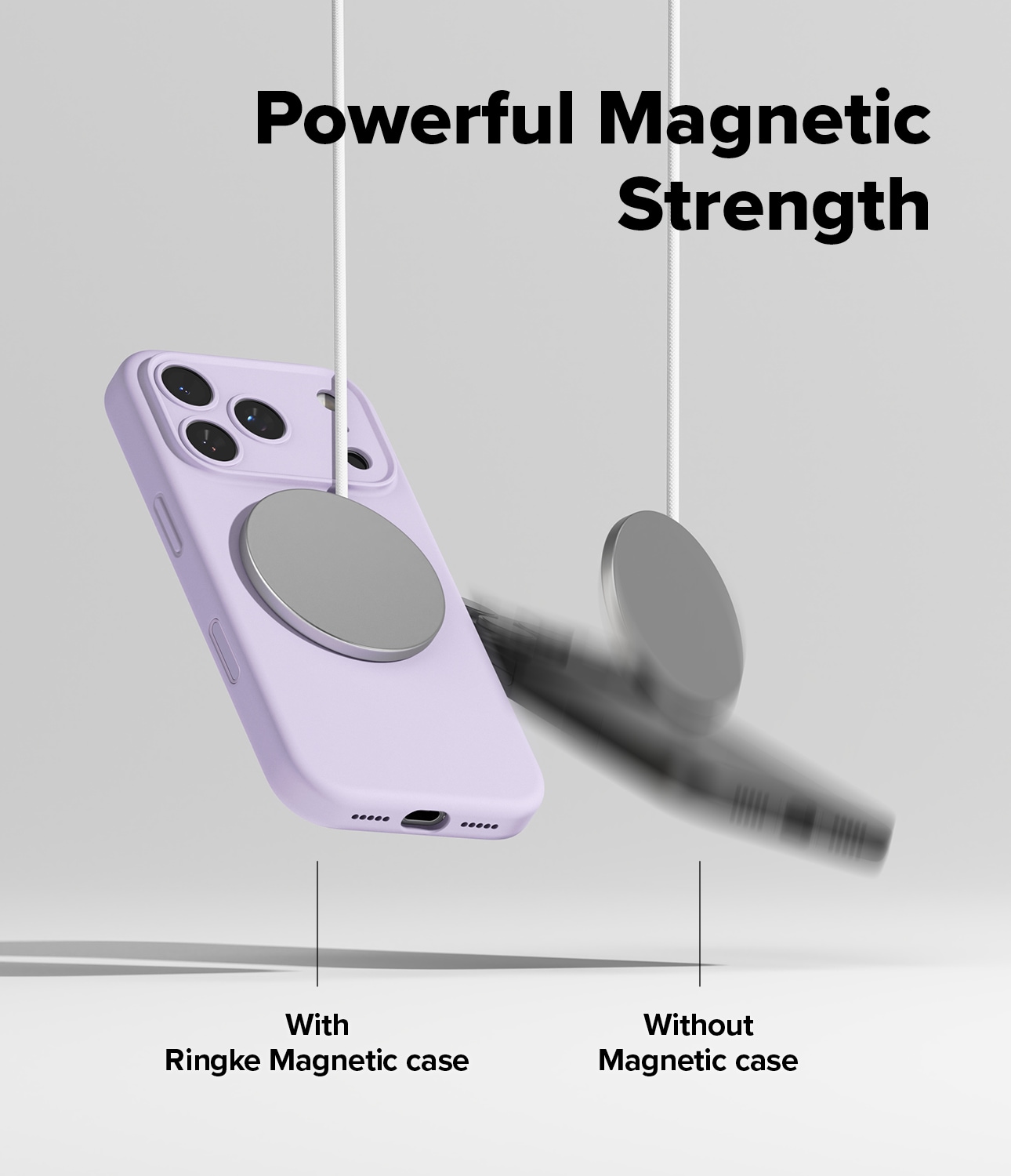 iPhone 17 Pro Max MagSafe silikonecover, Light Purple