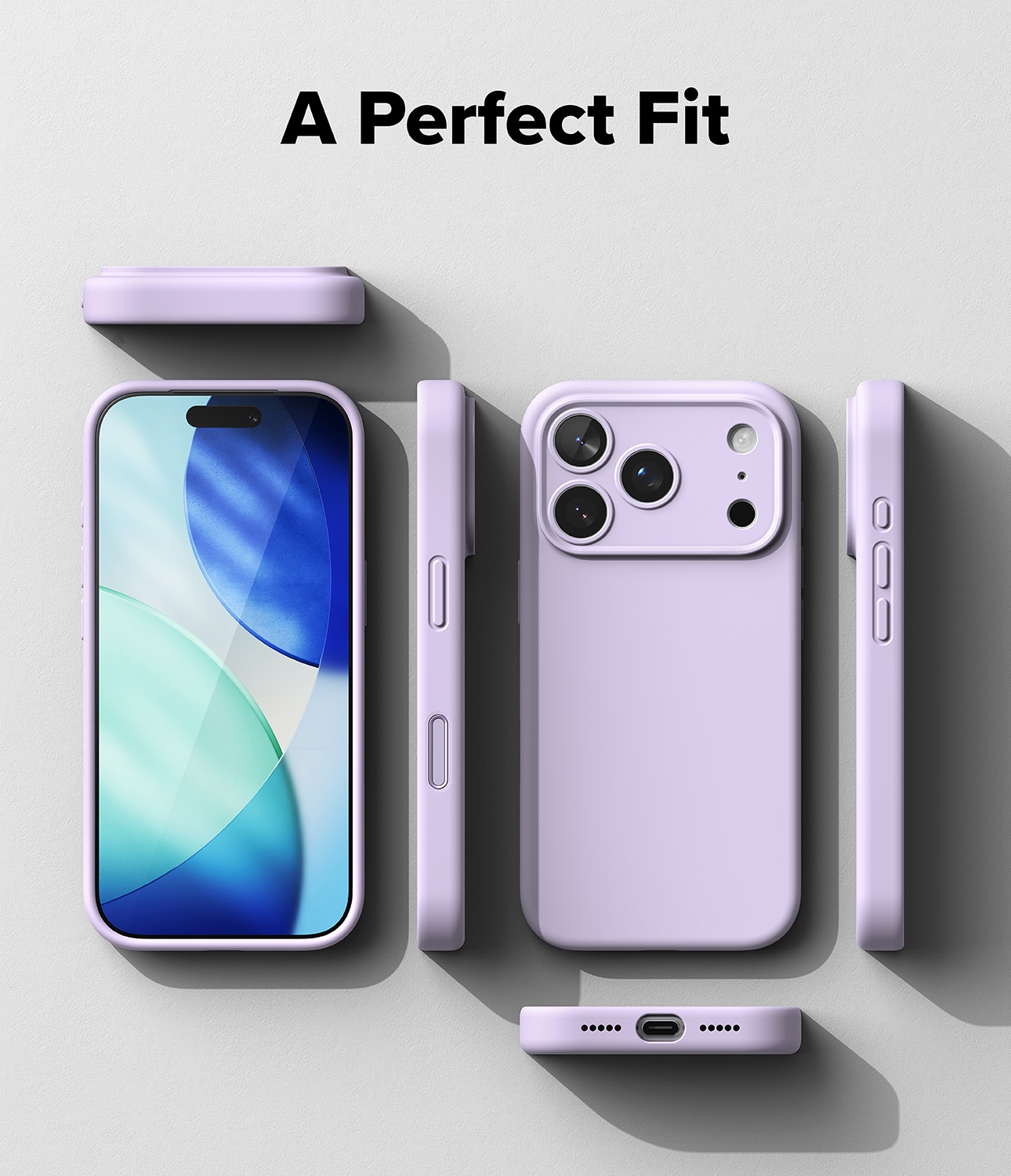 iPhone 17 Pro Max MagSafe silikonecover, Light Purple