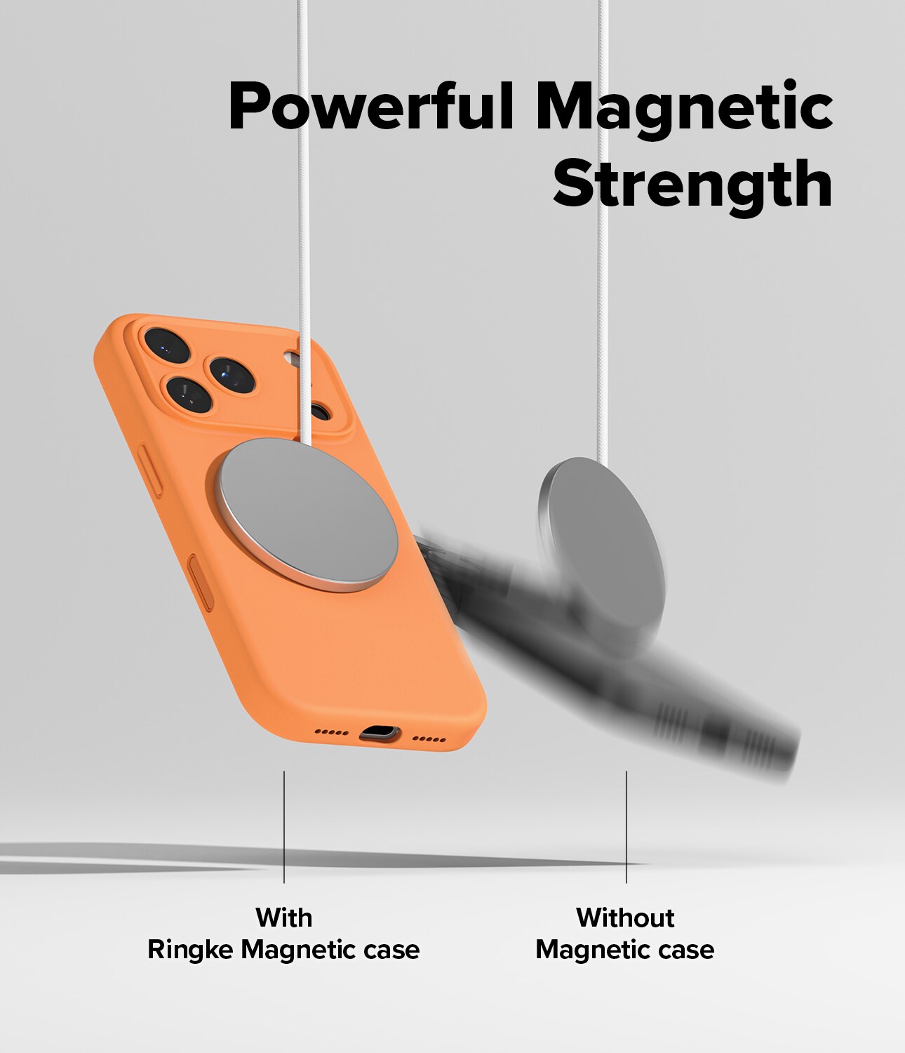 iPhone 17 Pro MagSafe silikonecover, Tangerine