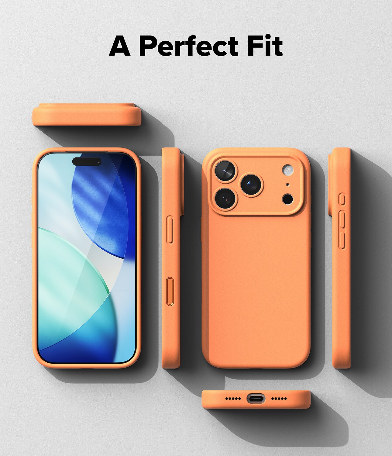 iPhone 17 Pro MagSafe silikonecover, Tangerine