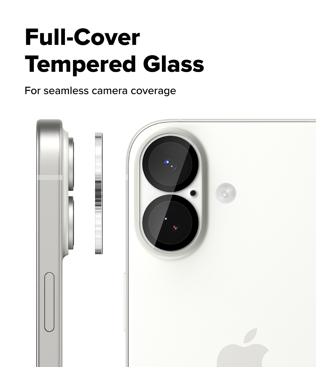 iPhone 17 Kamerabeskyttelse i glas (2-pak)