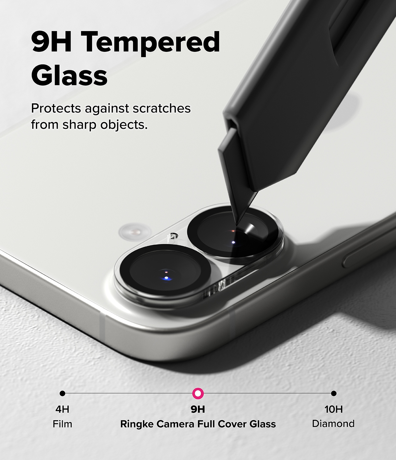 iPhone 17 Kamerabeskyttelse i glas (2-pak)