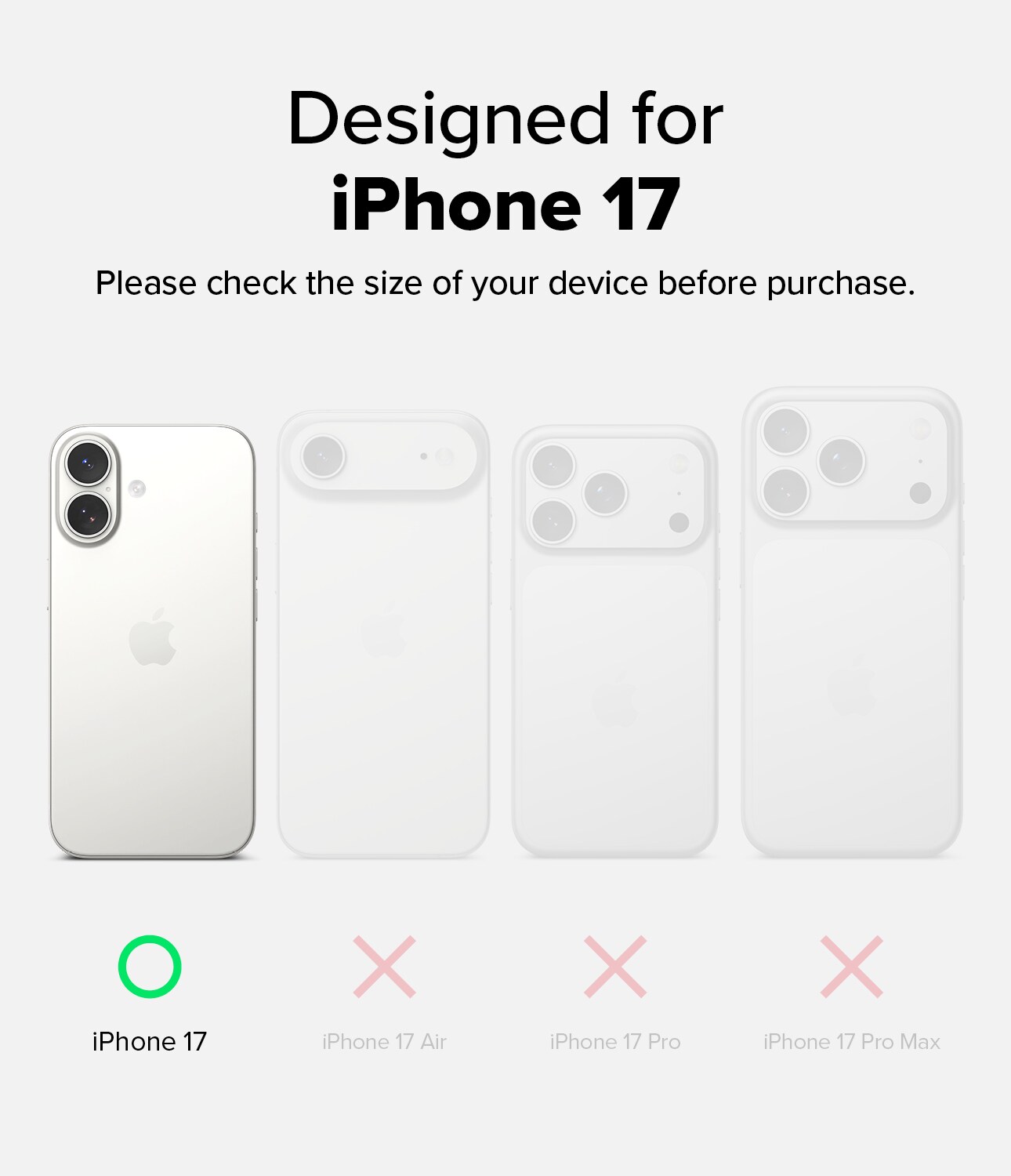 iPhone 17 Skærmbeskytter i glas med monteringsramme (2-pak)