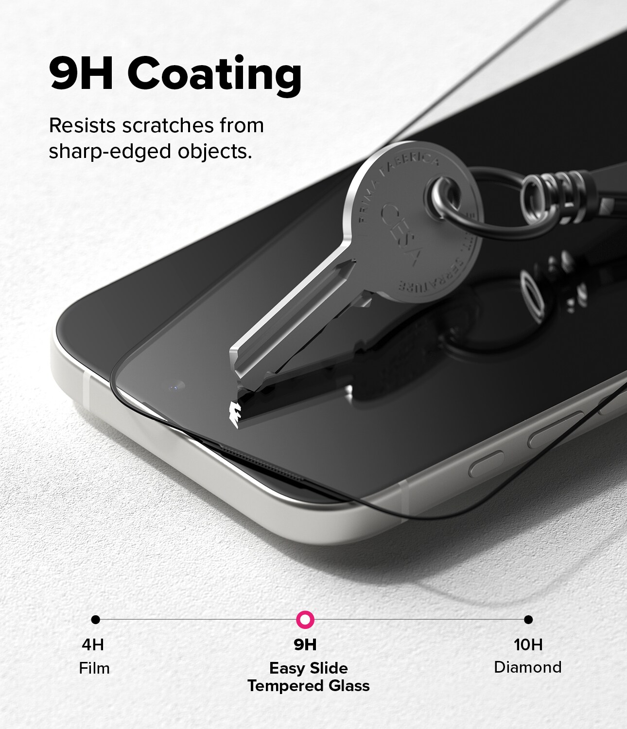 iPhone 17 Skærmbeskytter i glas med monteringsramme (2-pak)