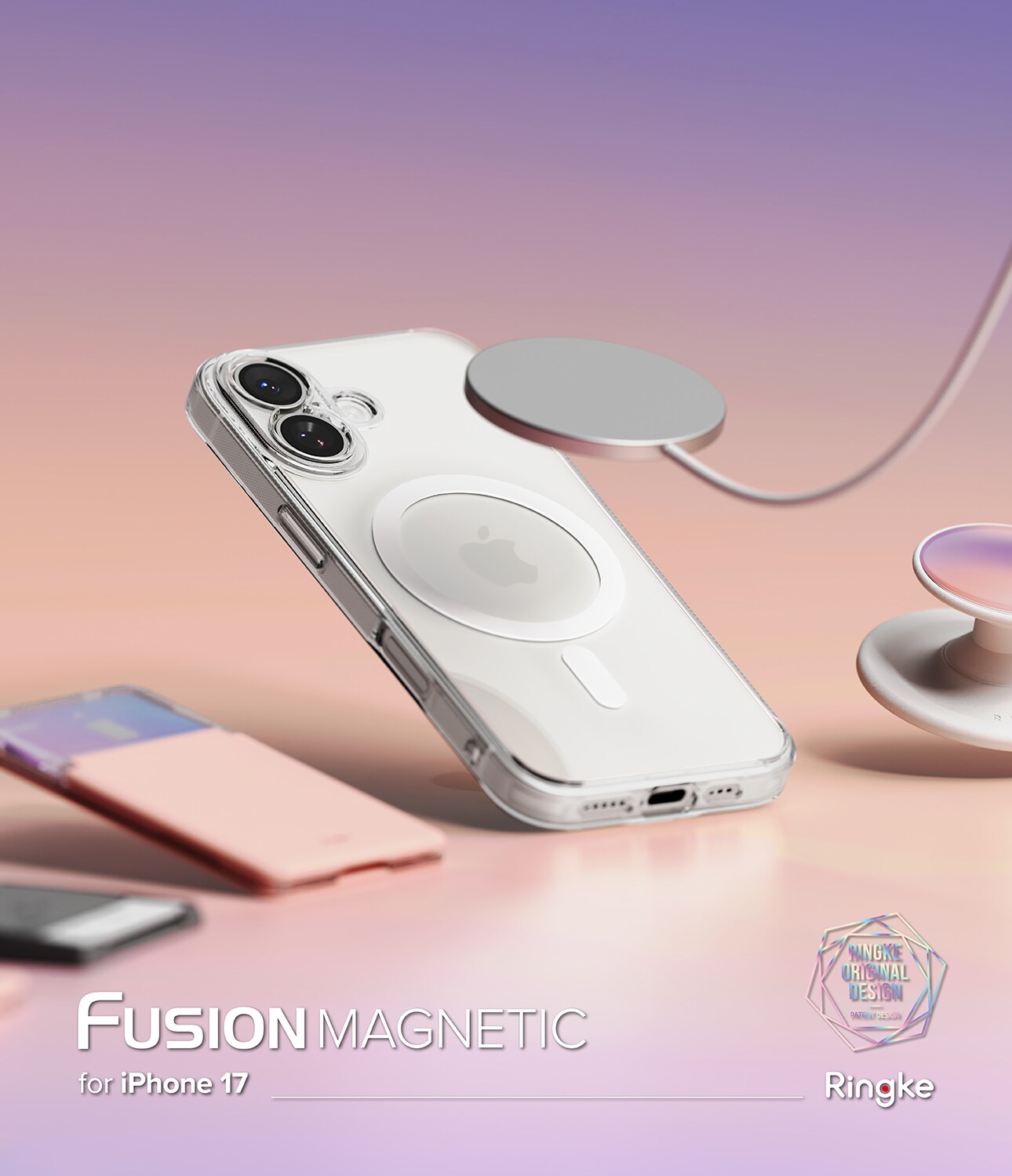 iPhone 17 Fusion MagSafe cover, Gennemsigtig