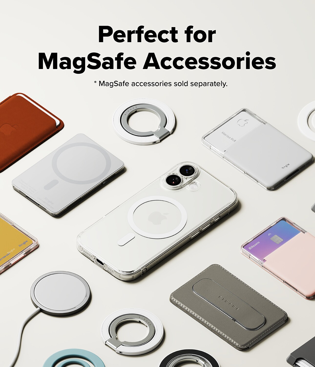 iPhone 17 Fusion MagSafe cover, Gennemsigtig