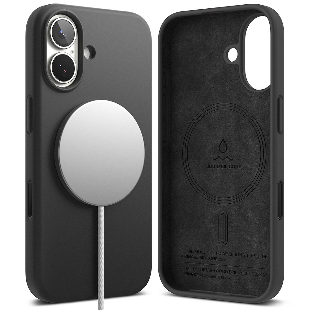iPhone 17 MagSafe silikonecover, Black