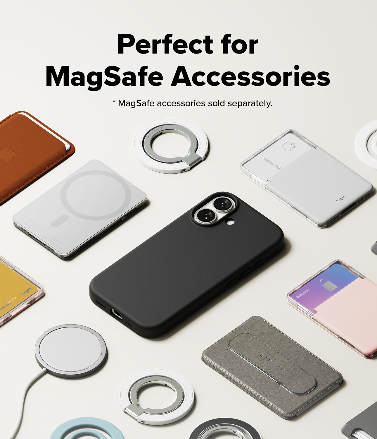 iPhone 17 MagSafe silikonecover, Black