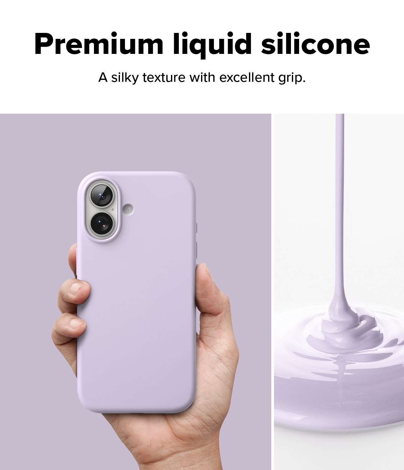 iPhone 17 MagSafe silikonecover, Light Purple