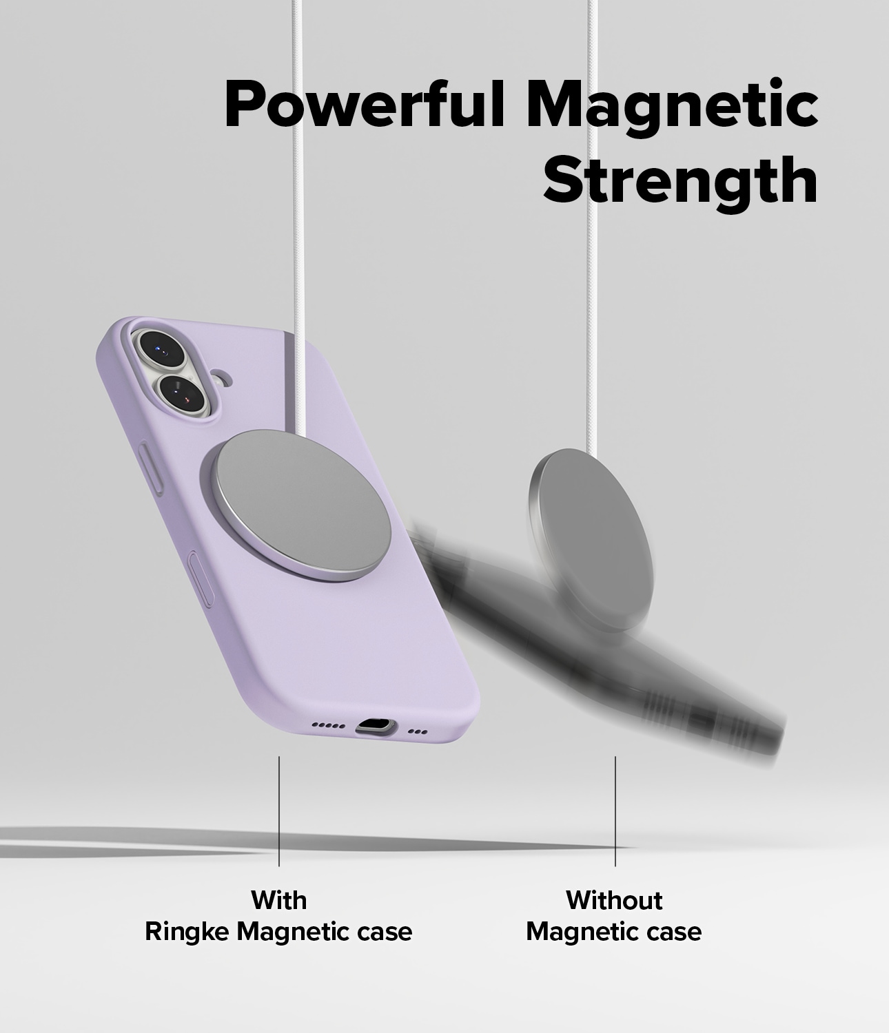 iPhone 17 MagSafe silikonecover, Light Purple