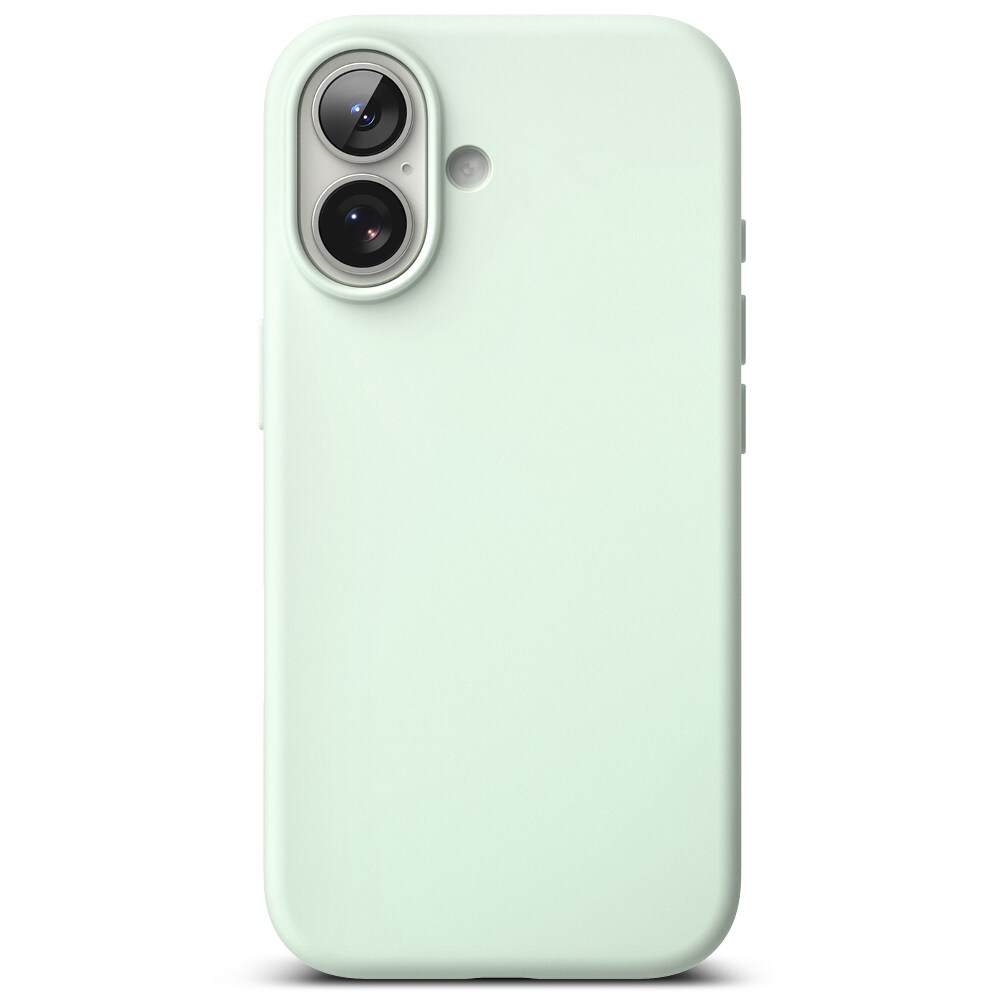 iPhone 17 MagSafe silikonecover, Soft Mint