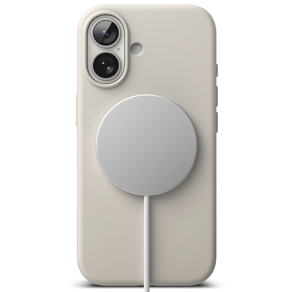 iPhone 17 MagSafe silikonecover, Stone