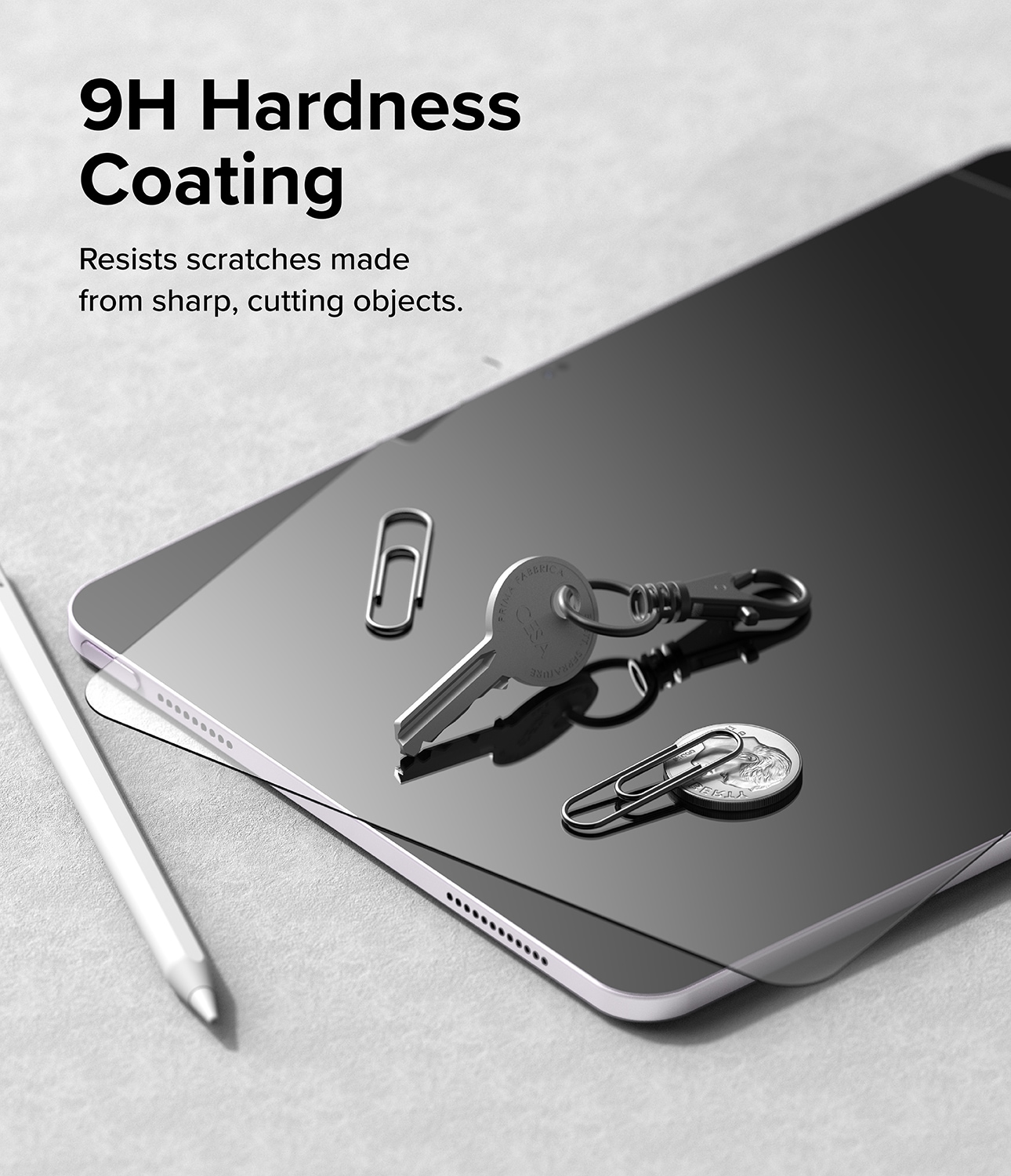 Apple iPad Air 13 2nd Gen (2025) Skærmbeskytter i glas med monteringsramme